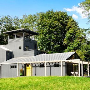 <div><h4>Steel House, Guest House</h4><p><b>Manufacturer:</b> ATAS International</p><p><b>Style:</b> Vertical Panel/Standing Seam</p><p><b>Color:</b> Gray</p><p><a href="/gallery/image-detail/33/" class="link-arrow text-uppercase theme-color--orange" data-toggle="modal" data-target="#detailModal_gallery_image_grid_lamlejqhdgHs">View More</a></p></div>